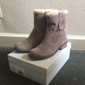 Faux Shearling Ankle Bootie